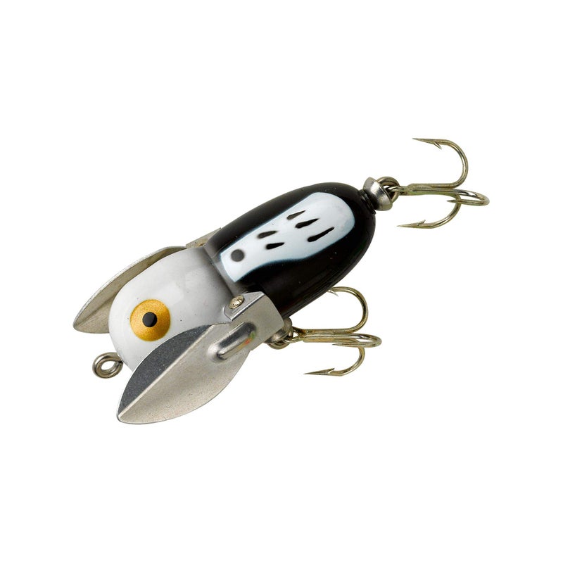 Heddon Crazy Crawler Wild-Action Topwater Fishing Lure, Black Hornet, Tiny Crazy Crawler (1/4 oz) - Image 1